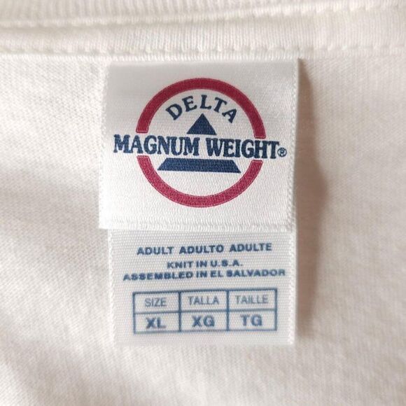 Vintage Hollywood T Shirt Mens Size XL White Y2K California Movies Destination - Picture 4 of 5